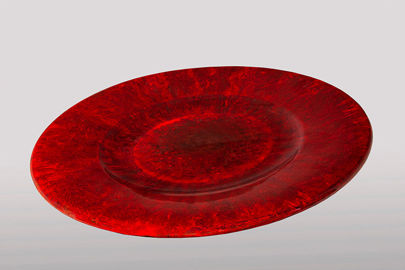 Assiette Rouge d'automne