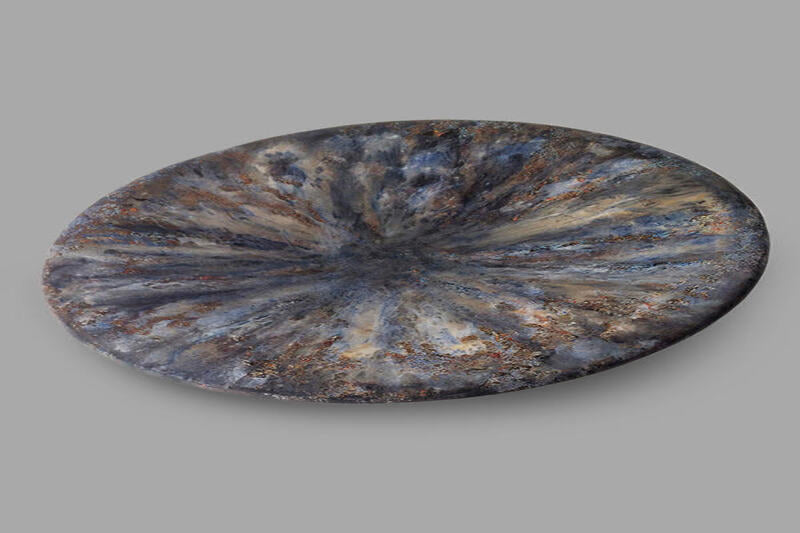 Assiette Bleu Galactique Vendu