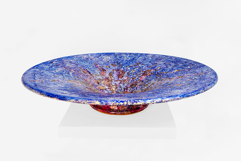 Bowl Radiation rouge bleu aqua métallique sold