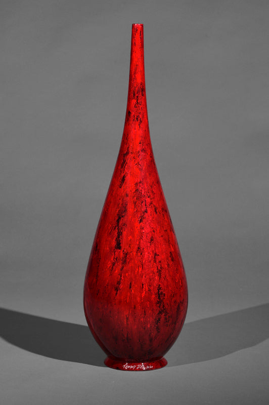 Contemporary flute Rouge magma sold