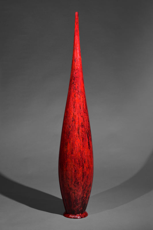 Contemporary flute Rouge magma sold