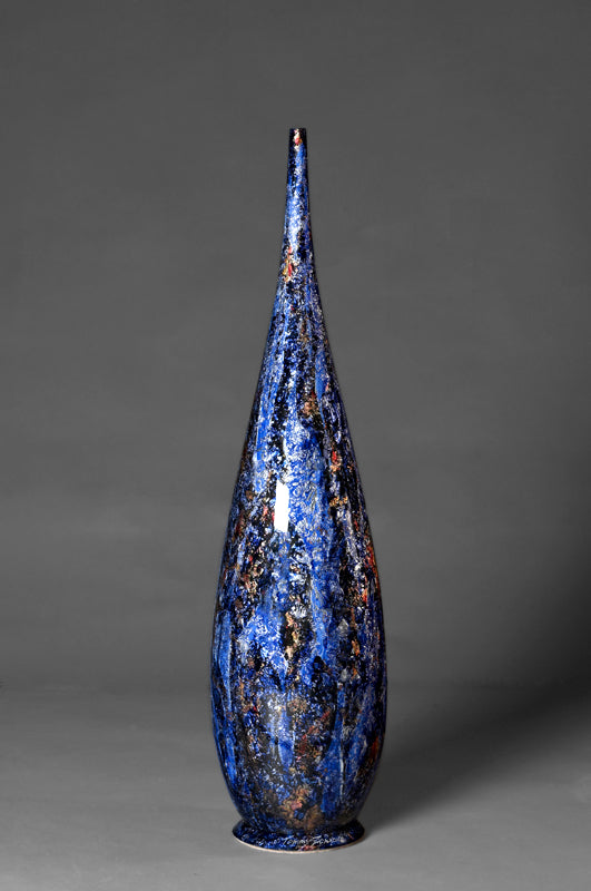 Neoclassical flute Nuance bleu noir