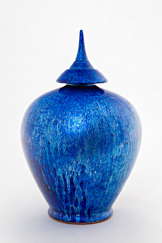 Balloon jar Bleu métallique