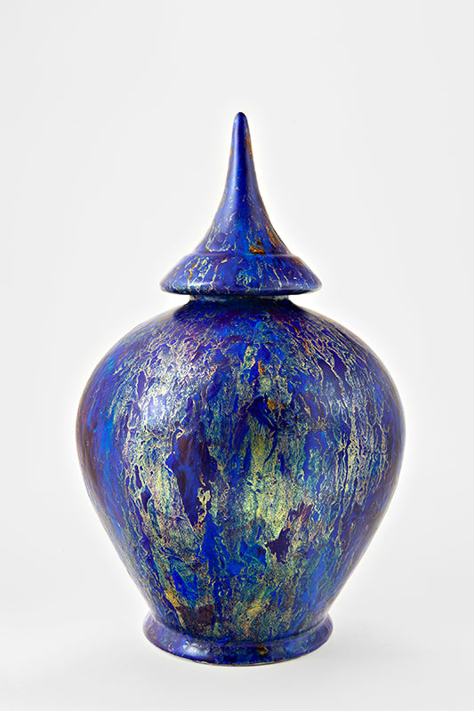 Jarre ballon  Bleu polychromique