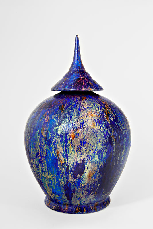 Jarre ballon Bleu polychromique Vendu