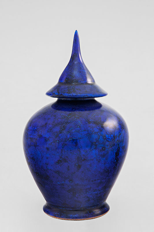 Jarre contemporaine bleu volcanique Vendu