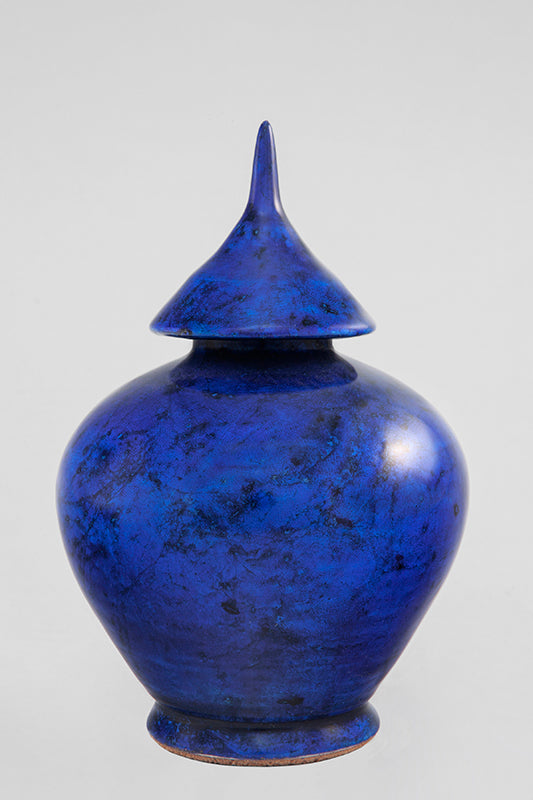 Jarre contemporaine Bleu volcanique