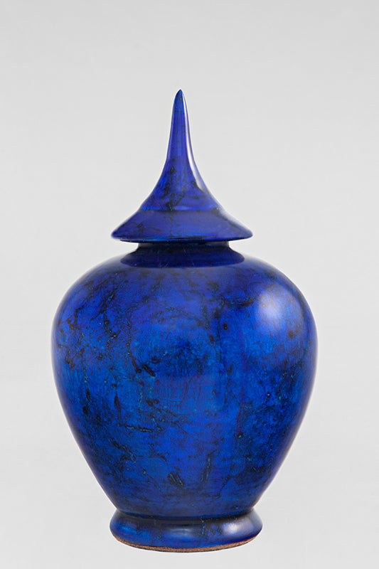 Jarre contemporaine Bleu volcanique