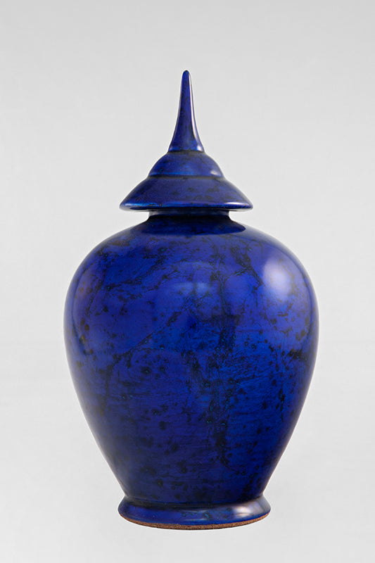 Jarre contemporaine Bleu volcanique