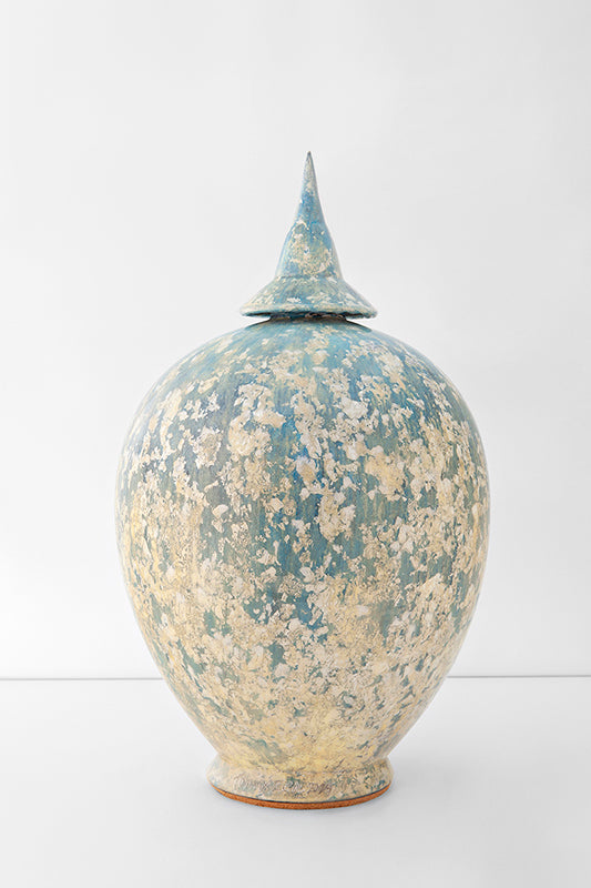 Contemporary jar  Aqua jaune de Naples