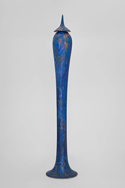 Jarre néoclassique Bleu nacré